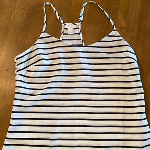 EUC, adjustable straps, black and white striped JCrew too!